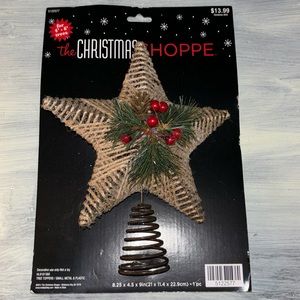The Christmas Shoppe 8.25 x 4.5 x 9 Tree Topper NWT